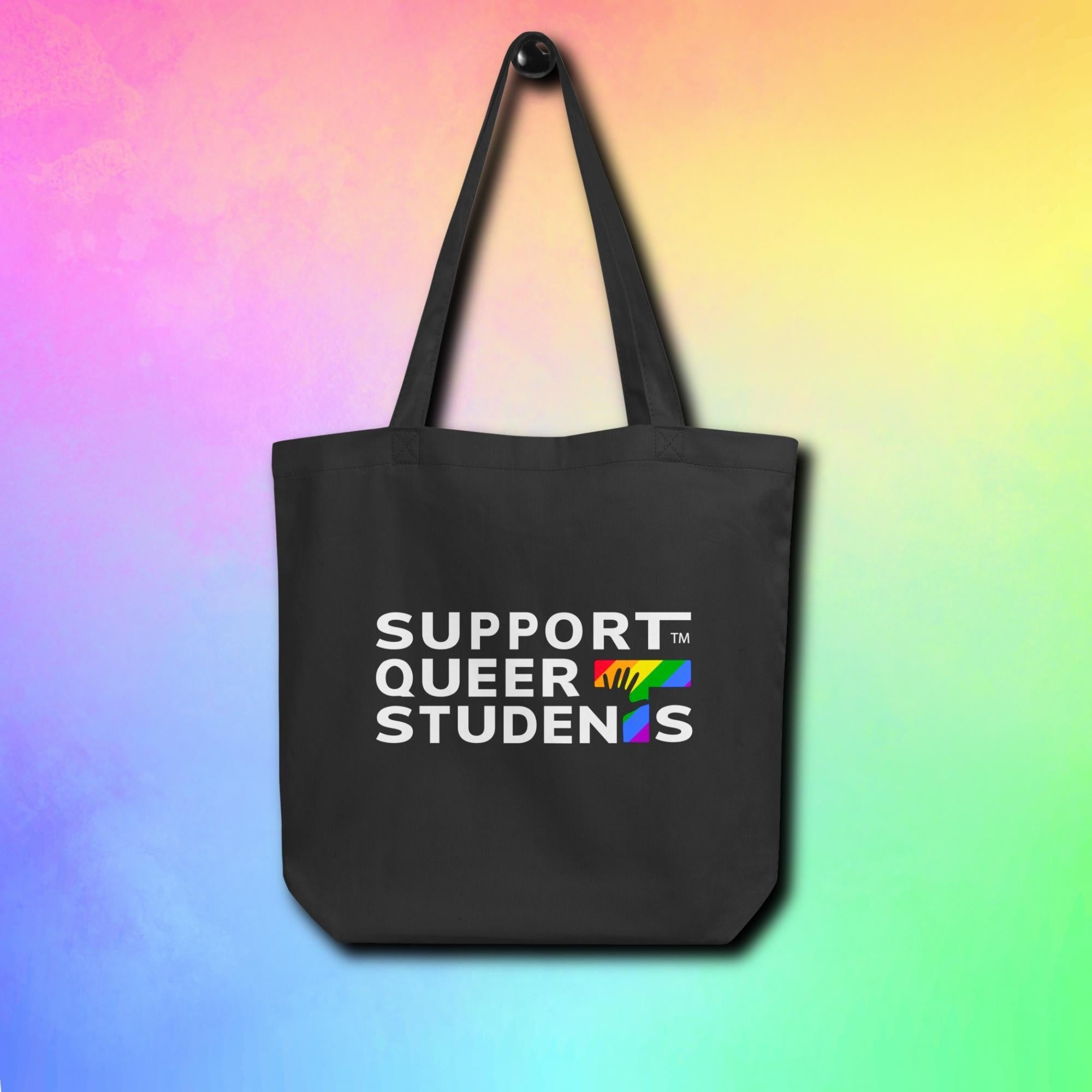 Support Queer Students Durable Eco Tote Bag – Pride 'T'