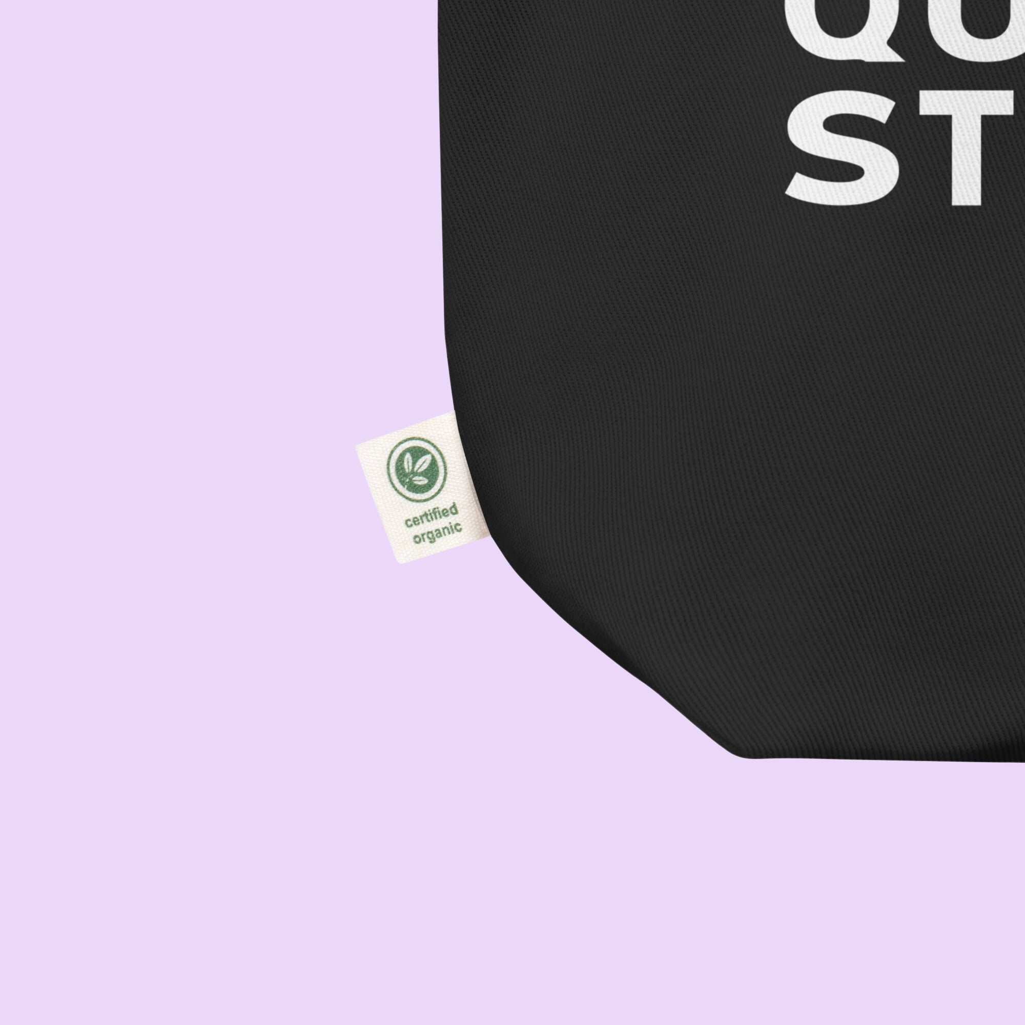 Support Queer Students Durable Eco Tote Bag – Purple 'T'