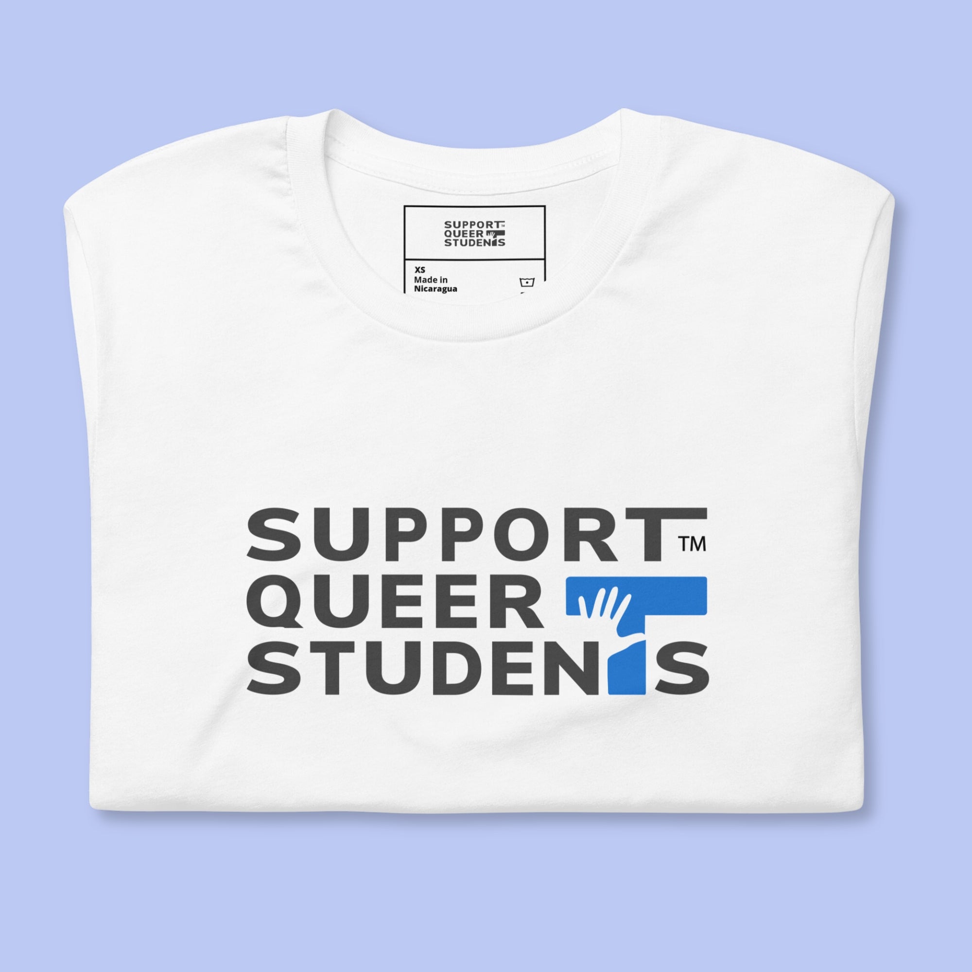 'Ghosty Campus' Tee - Blue 'T'