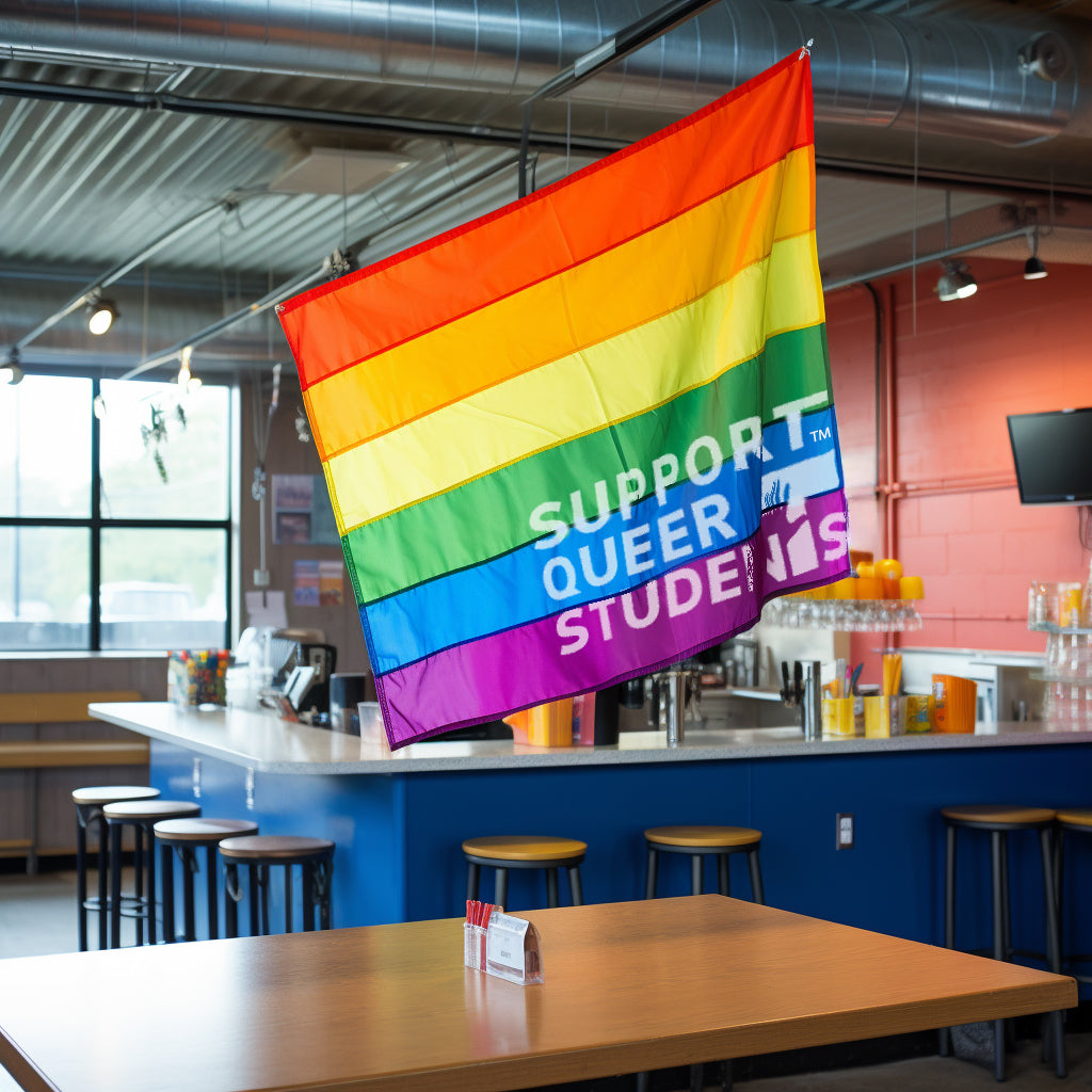 Signature Flag 'Support Queer Students'