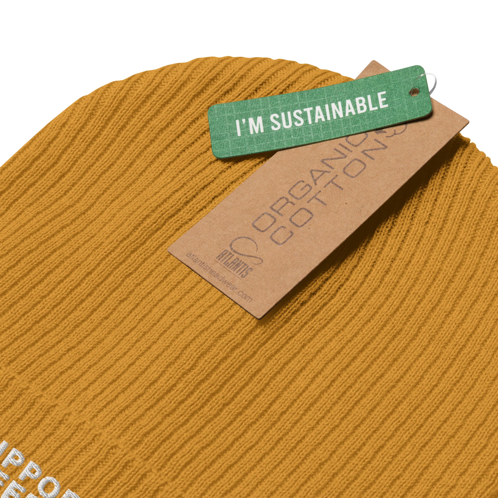 Organic & Embroidered Beanie - 'Winter Unity' Series