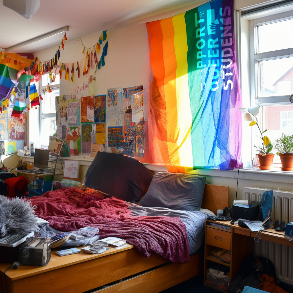 Signature Flag 'Support Queer Students'