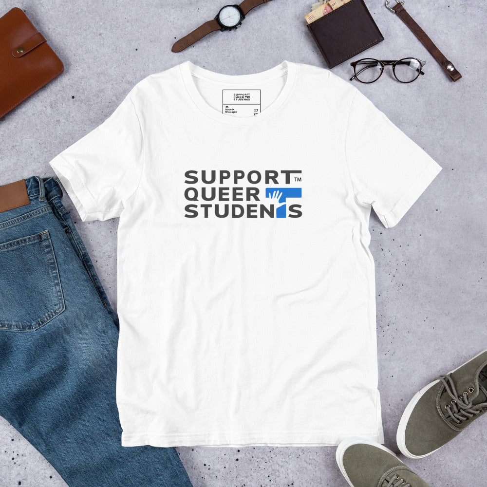 'Ghosty Campus' Tee - Blue 'T'