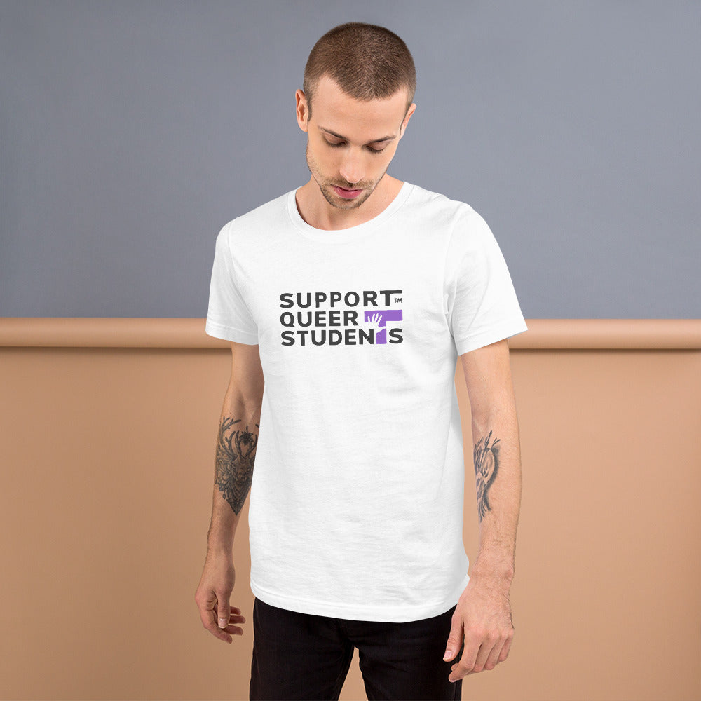 'Ghosty Campus Series' Tee- Purple 'T'