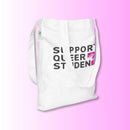 Support Queer Students Lightweight Organic Tote – Pink 'T'