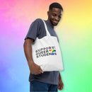 Support Queer Students Lightweight Organic Tote – Pride 'T'