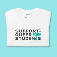 'Ghosty Campus' Tee - Vivid Teal 'T'