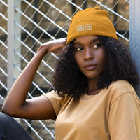 Organic & Embroidered Beanie - 'Winter Unity' Series